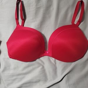 Red plunge padded underwire 36dd vs bra